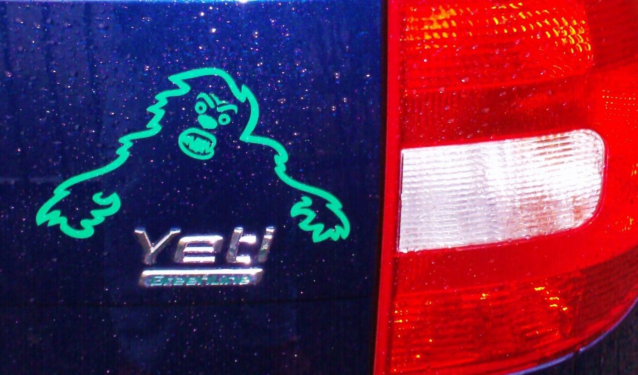 green Yeti sticker