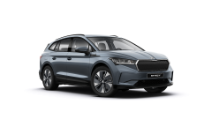 Skoda Enyaq iV 60 Quartz Grey Regulus ExteriorFront - SkodaForumEU.png