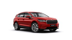 Skoda Enyaq iV 80 Velvet Red Vega ExteriorFront - SkodaForumEU.png