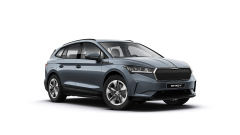 Skoda Enyaq iV 60 Quartz Grey Proteus ExteriorFront - SkodaForumEU.png