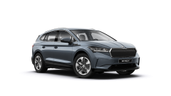 Skoda Enyaq iV 80 Quartz Grey Proteus ExteriorFront - SkodaForumEU.png