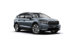 Skoda Enyaq iV 60 Quartz Grey Vega ExteriorFront - SkodaForumEU.png